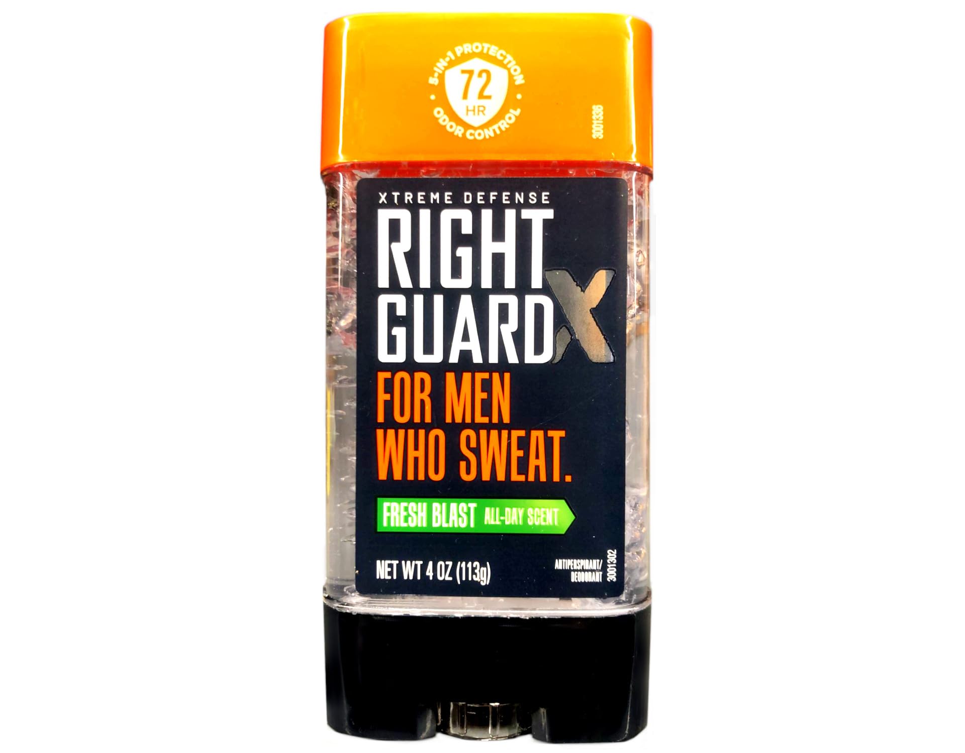 Right GuardTotal Defense Anti-Perspirant Deodorant Power Gel Fresh Blast 4 oz (Pack of 4)