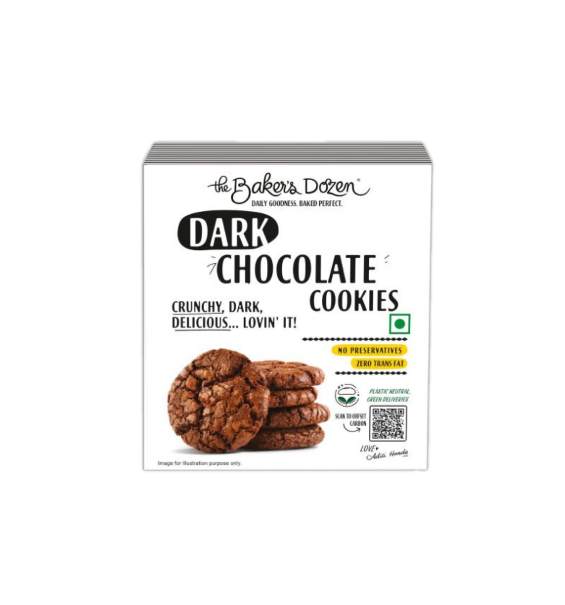 The Baker's Dozen Dark Chocolate Cookies - 100Gms