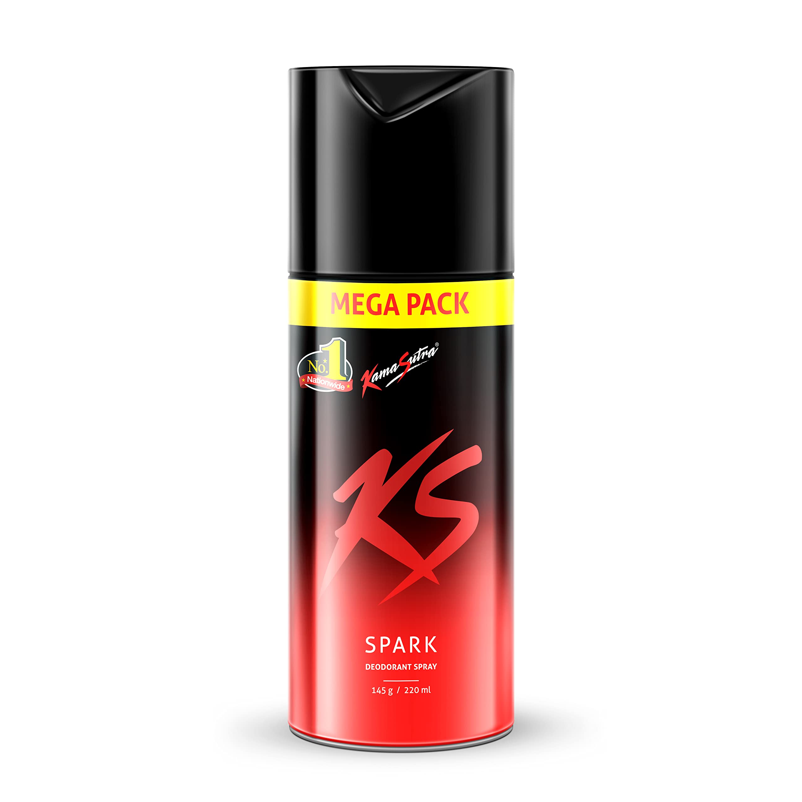 KamaSutra Spark Deodorant Spray for Men, 145g/220ml