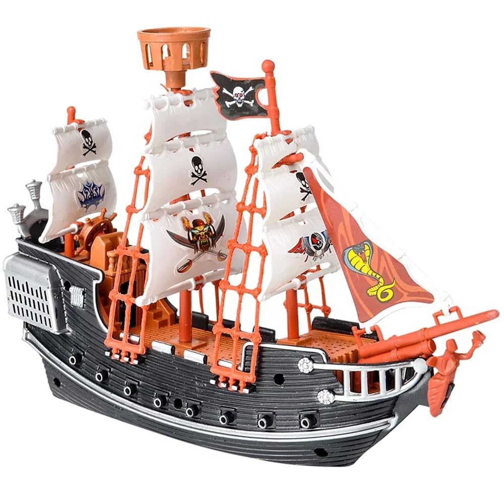 Rhode Island Novelty Deluxe Detailed Toy Pirate Ship