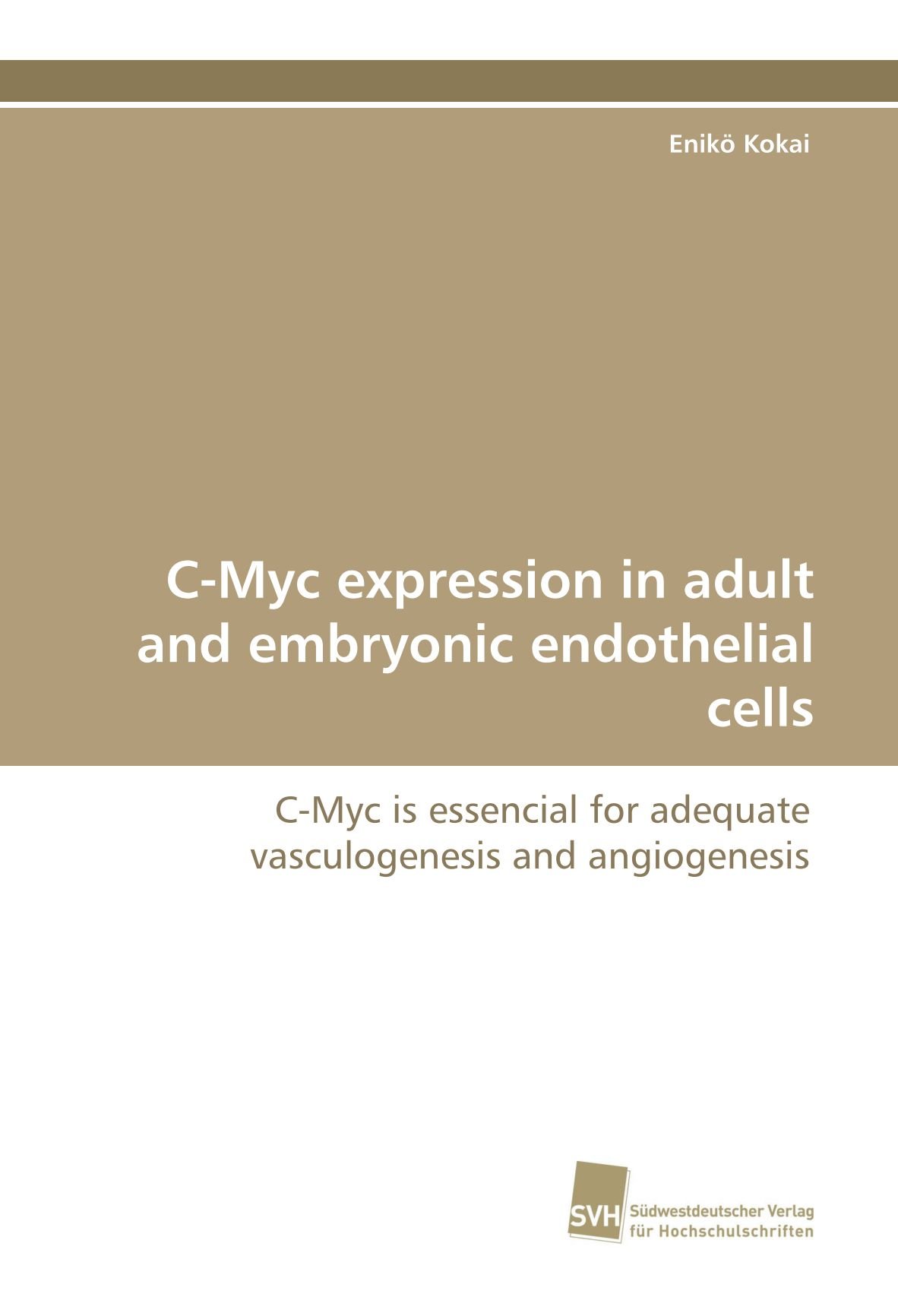 C-Myc Expression in Adult and Embryonic Endothelial Cells