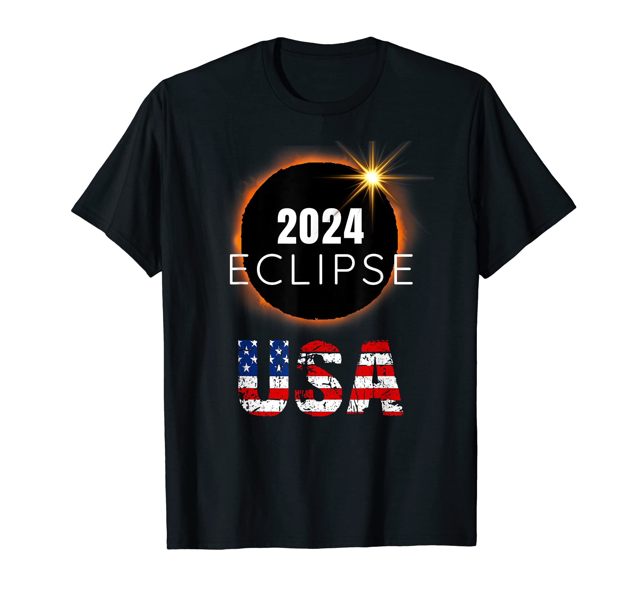 April 8, 2024 Total Solar Eclipse Tee shirt N America USA T-Shirt