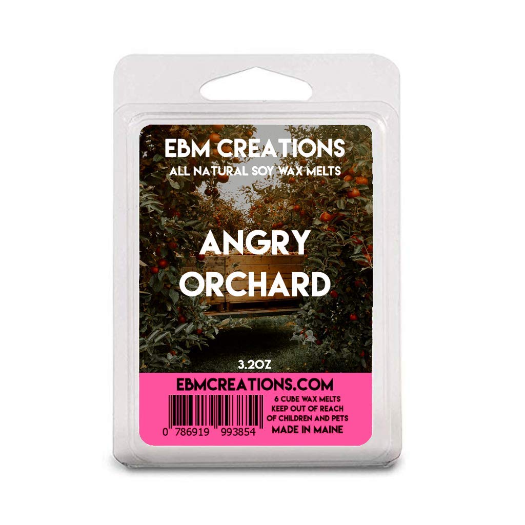 Angry Orchard | Scented All Natural Soy Wax Melts | 6 Cube Clamshell 3.2oz Highly Scented!