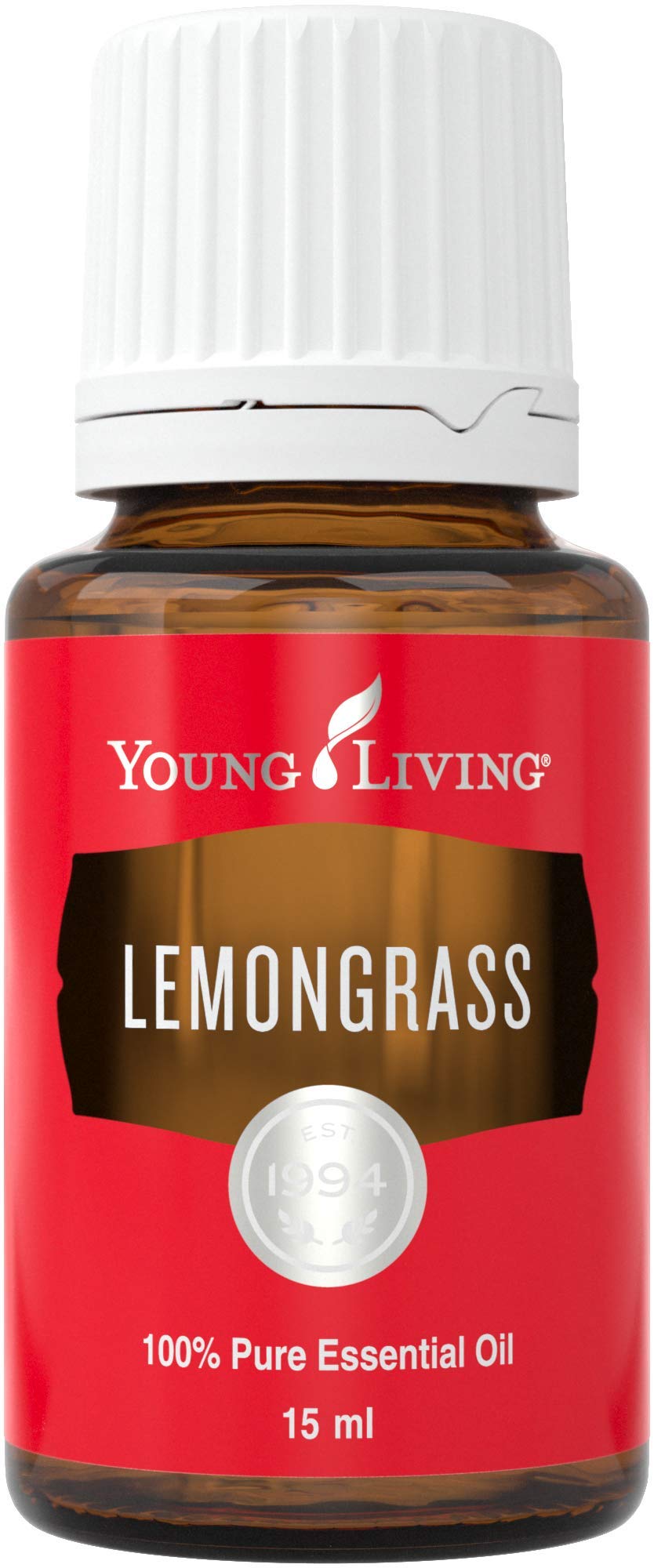 Young LivingLemongrass Essential Oil 15ml - Pure & Invigorating Aromatherapy - Uplift Your Senses - Certified Quality for Holistic Well-Being & Natural Wellness Journey