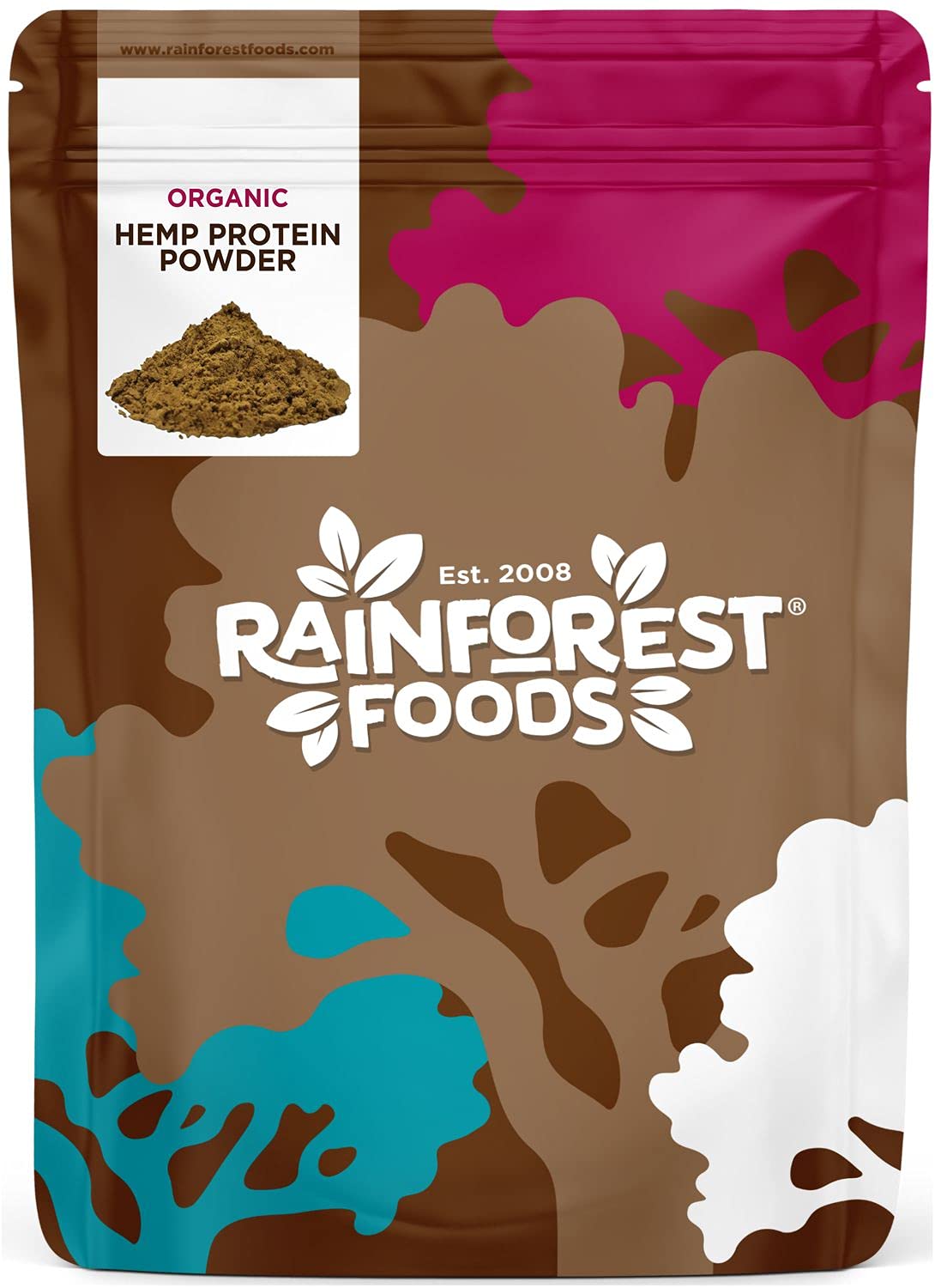 Rainforest FoodsOrganic Raw Hemp Protein Powder 900g