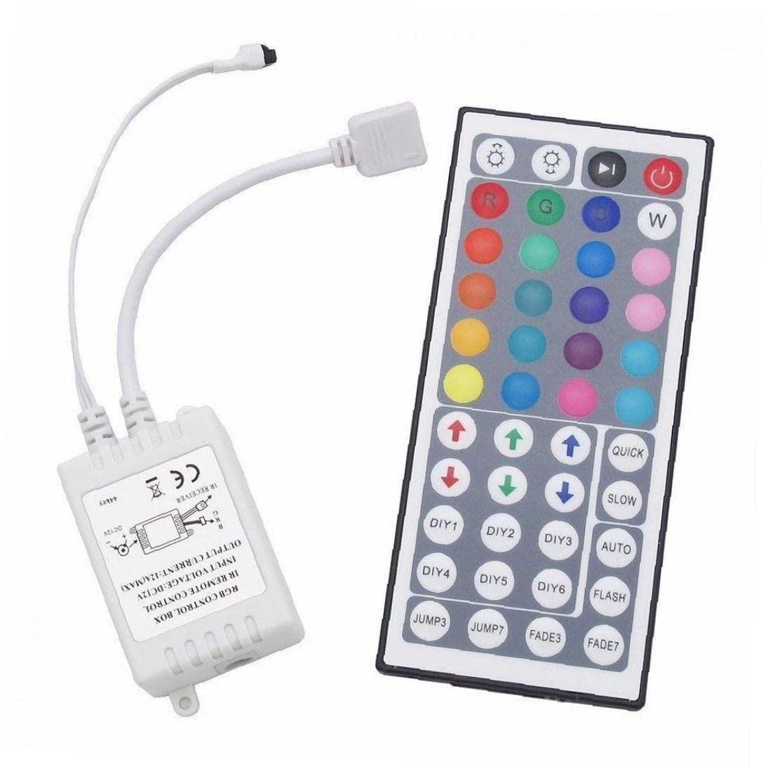 Froiny Led Controller 44 Keys Led Ir RGB Controller Led Lights Controller Ir Remote Dimmer Dc12v 6a for RGB 3528 5050 Led Strip