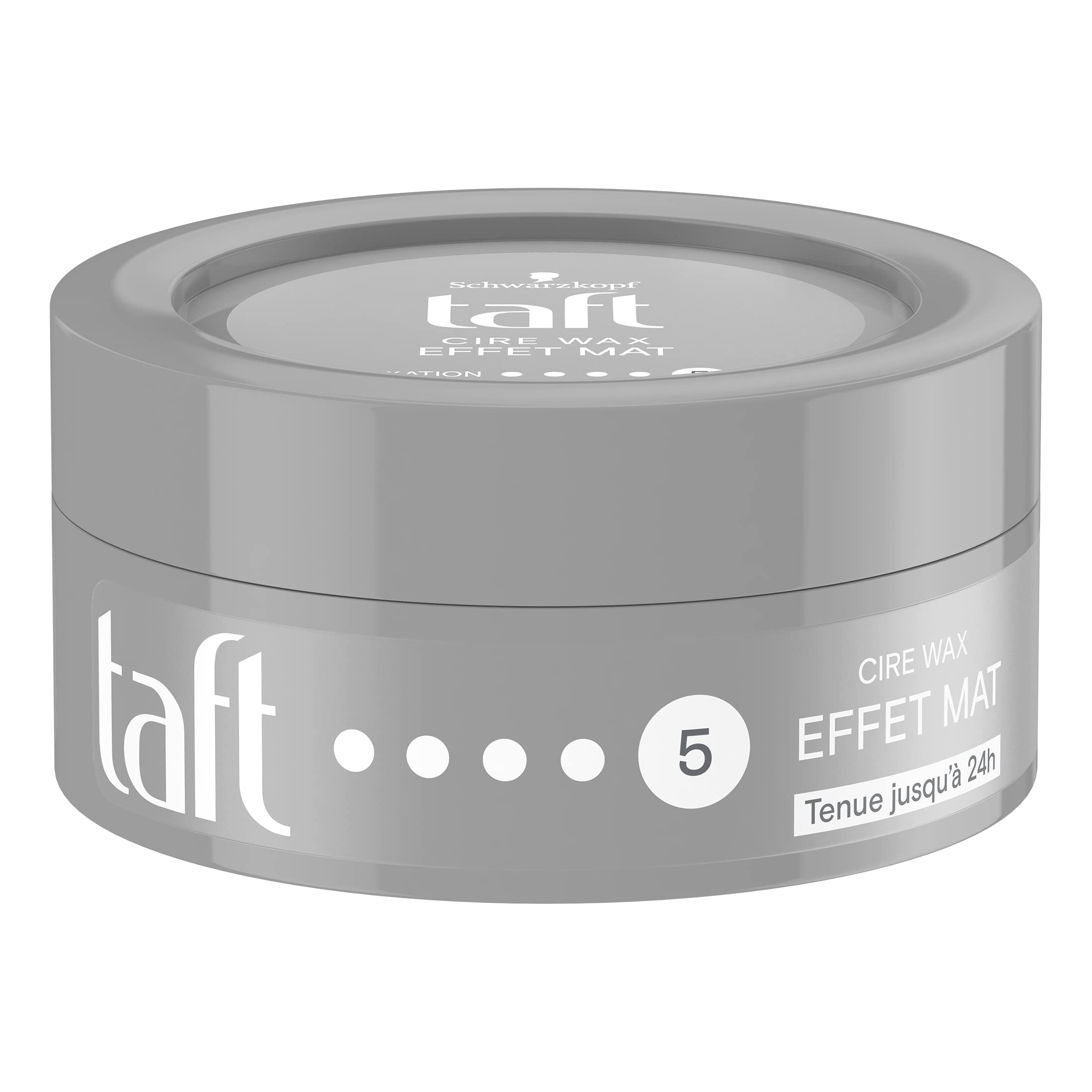 SchwarzkopfTaffeta - Wax - Hair Wax for Men - Matte Effect 5 - Strong Attachment - Protects Hair from Drying Out - Long Lasting - 24 Hours Hold - Hairdressing Hair Style - 75ml