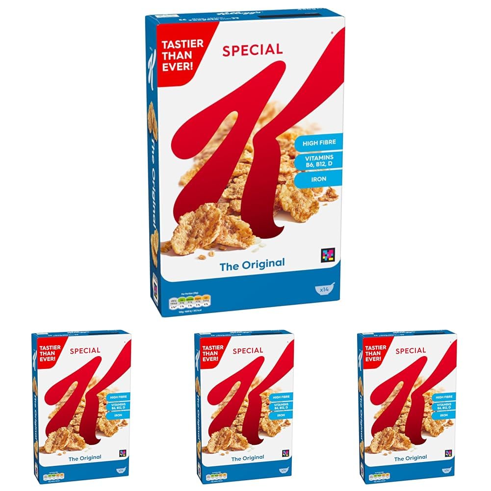 Kellogg's Special K The Original Breakfast Cereals, 440g (Pack of 4)