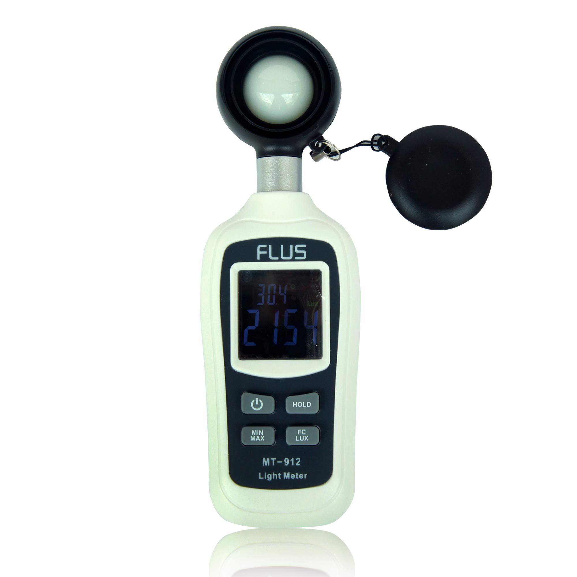 Digital Light Meter, Lux Luminance Tester with Lux/FC Unit and Data Hold,Lux Meter with 0-200,000 Lux and Backlight LCD Display