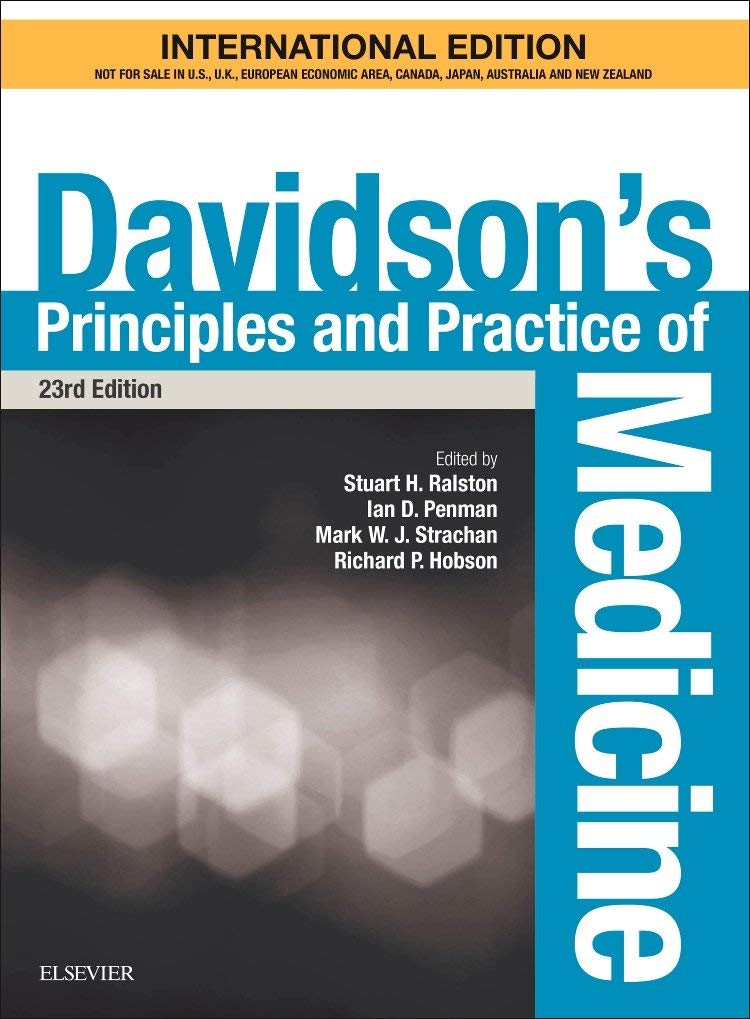 (OLD)DAVIDSON'S PRINCIPLES AND PRACTICE OF MEDICINE Paperback – 1 January 2018