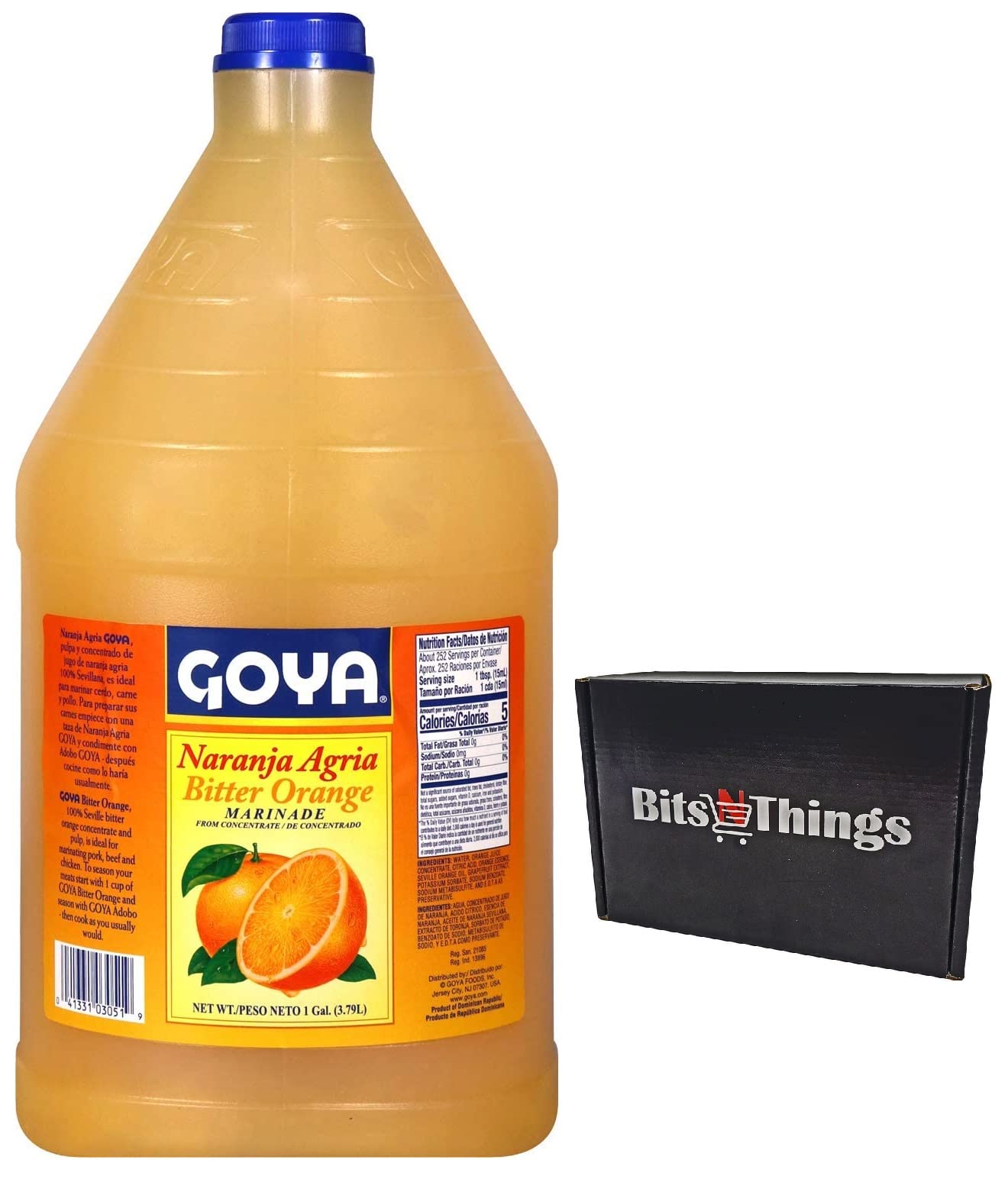 Goya Foods Bitter Orange Marinade - Naranja Agria - 128 Ounce (1 Gallon)