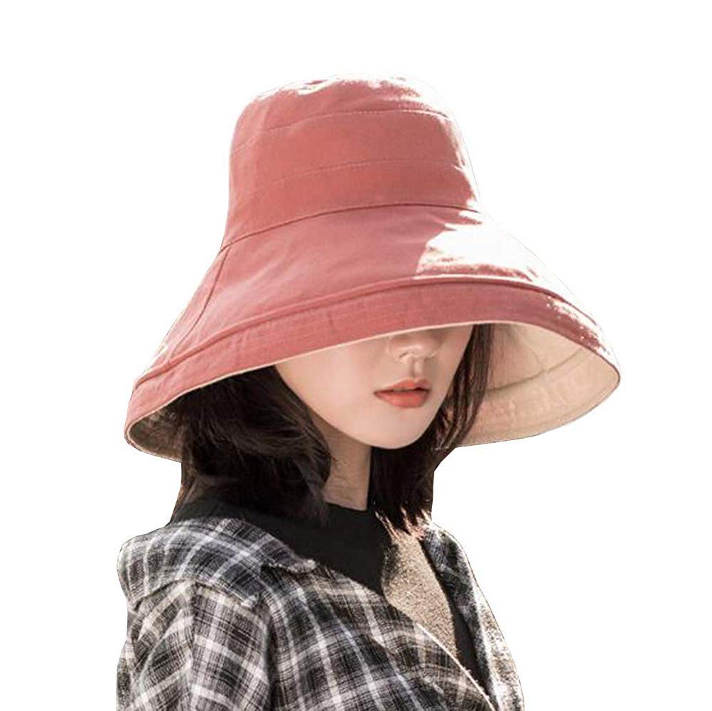 Flame DiscDouble-sided Women's Sunshade Hat To Shield From Ultraviolet Sunshine Wide-brimmed Summer Girls Beach Hat Foldable Outdoor Use