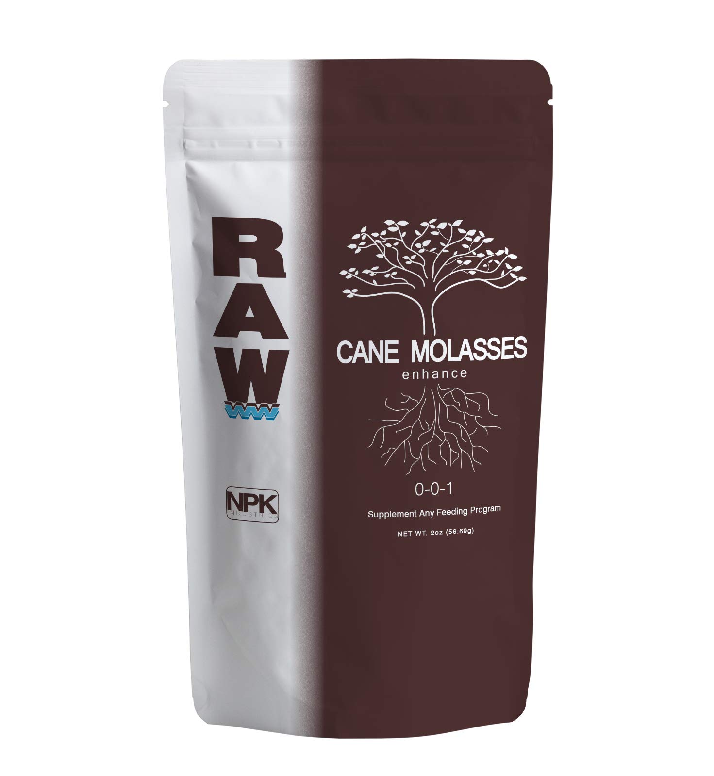 RAW Cane Molasses 2oz - Excellent Source of Carbohydrates, Bio-Stimulant, Soil Life Booster - 100% Natural sugars