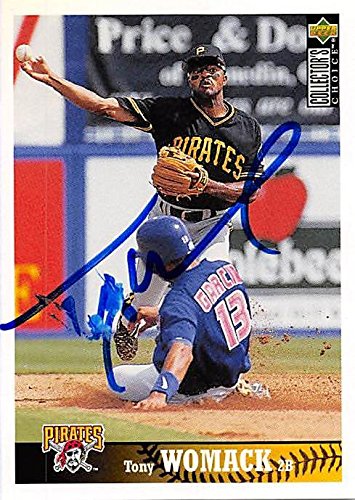 Autograph Warehouse 244510 Tony Womack Autographed Baseball Card - Pittsburgh Pirates44; FT 1997 Upper Deck - No. 434