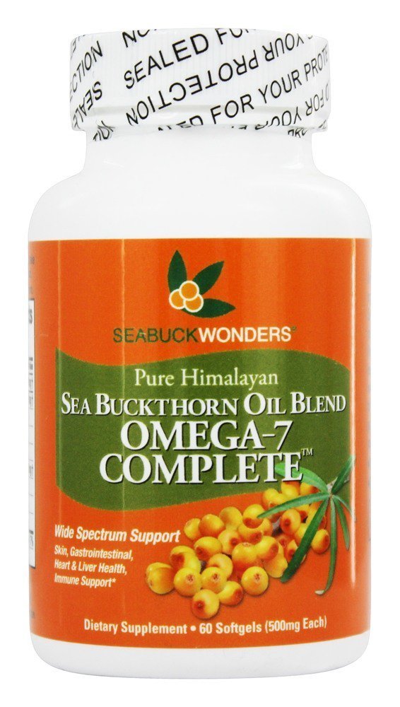 Seabuck Wonders Sea Buckthorn Omega 7 Complete - 500 mg - 60 Softgels