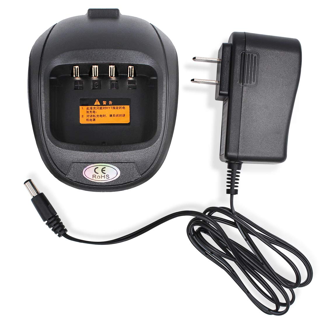 Rapid Charger for HYT TC-610 TC610S BL2001 BL1204 Hytera TC620 Two Way Radio CH10A03 Charger with Adaptor