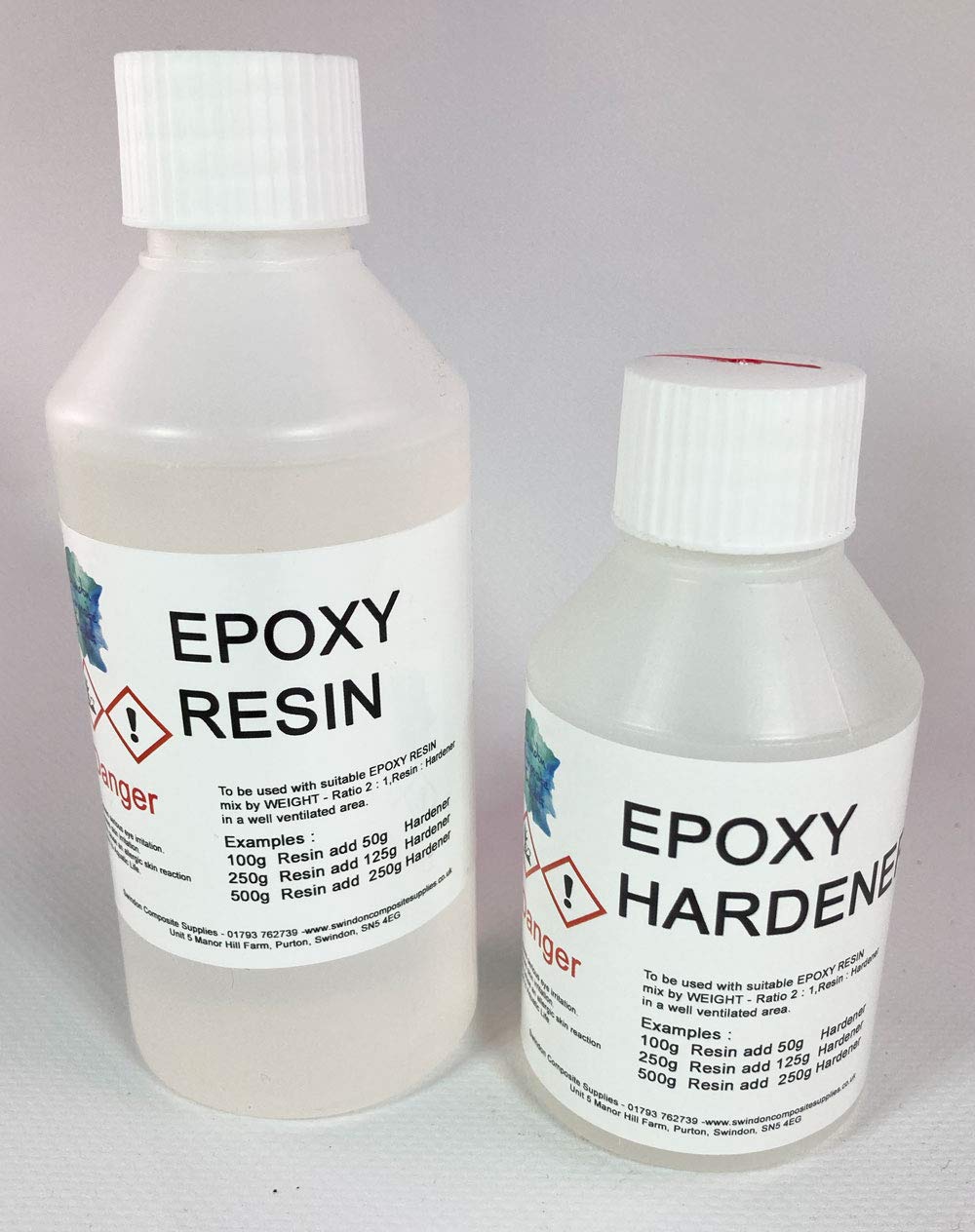 Swindon Composite Supplies : EPOXY Resin - For Repairs, Laminating, Carbon Fibre Projects - Kits Available : 150g,375g,750g & 1.5Kg Kits (Epoxy Repair 150g)