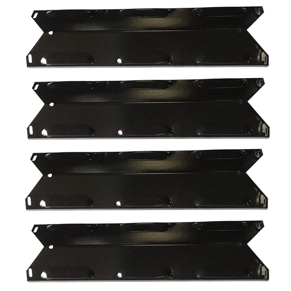 Htanch PN6221(4-Pack) 14.9375 inch Porcelain Steel Heat Plate Replacement for Kenmore 146.16132110, 146.16133110 BBQ Pro 146.16142210, 146.16197210, 146.16198210, 146.16222010, 146.23673310