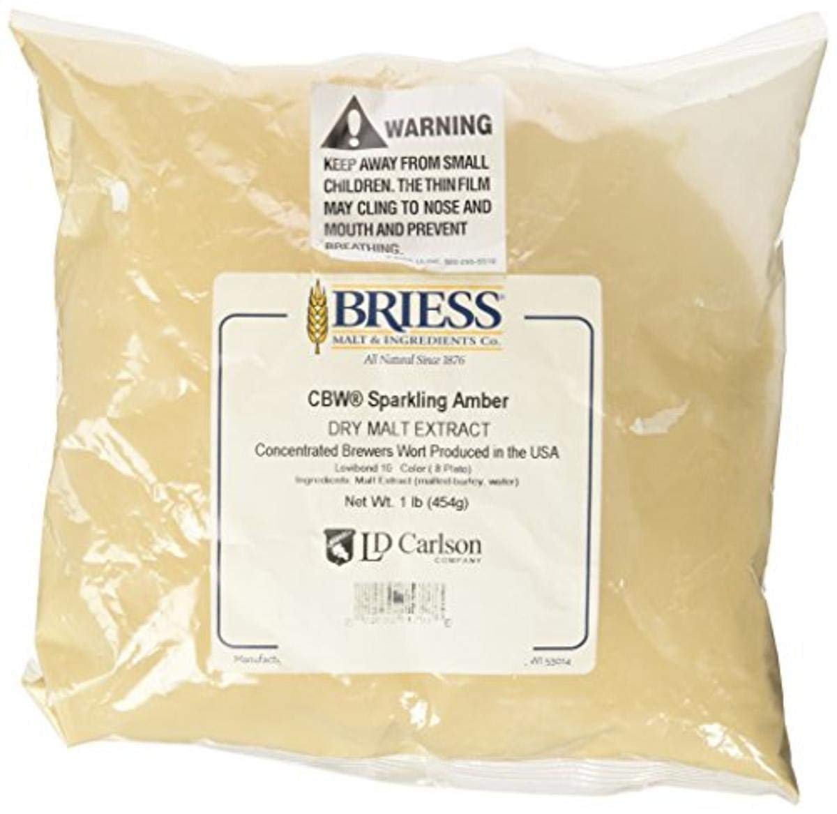 Briess - 1797a - Dry Malt Extract - Sparkling Amber - 1 lb.