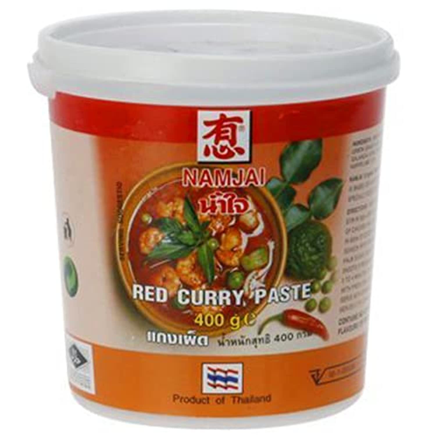 Namjai Red Curry Paste, 400 grams