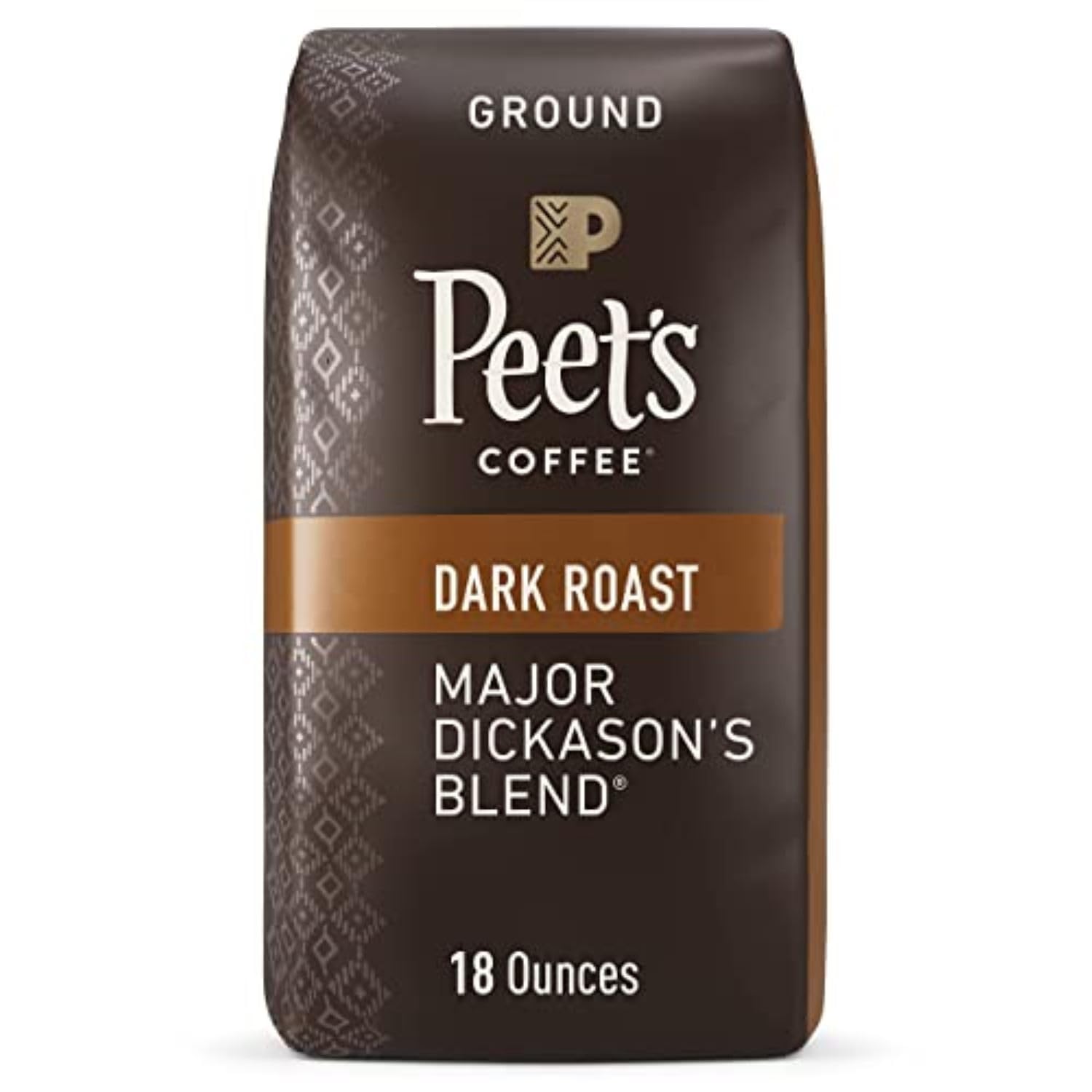 Peet's CoffeeMajor Dickason's Blend, Dark Roast Ground Coffee, 12 oz