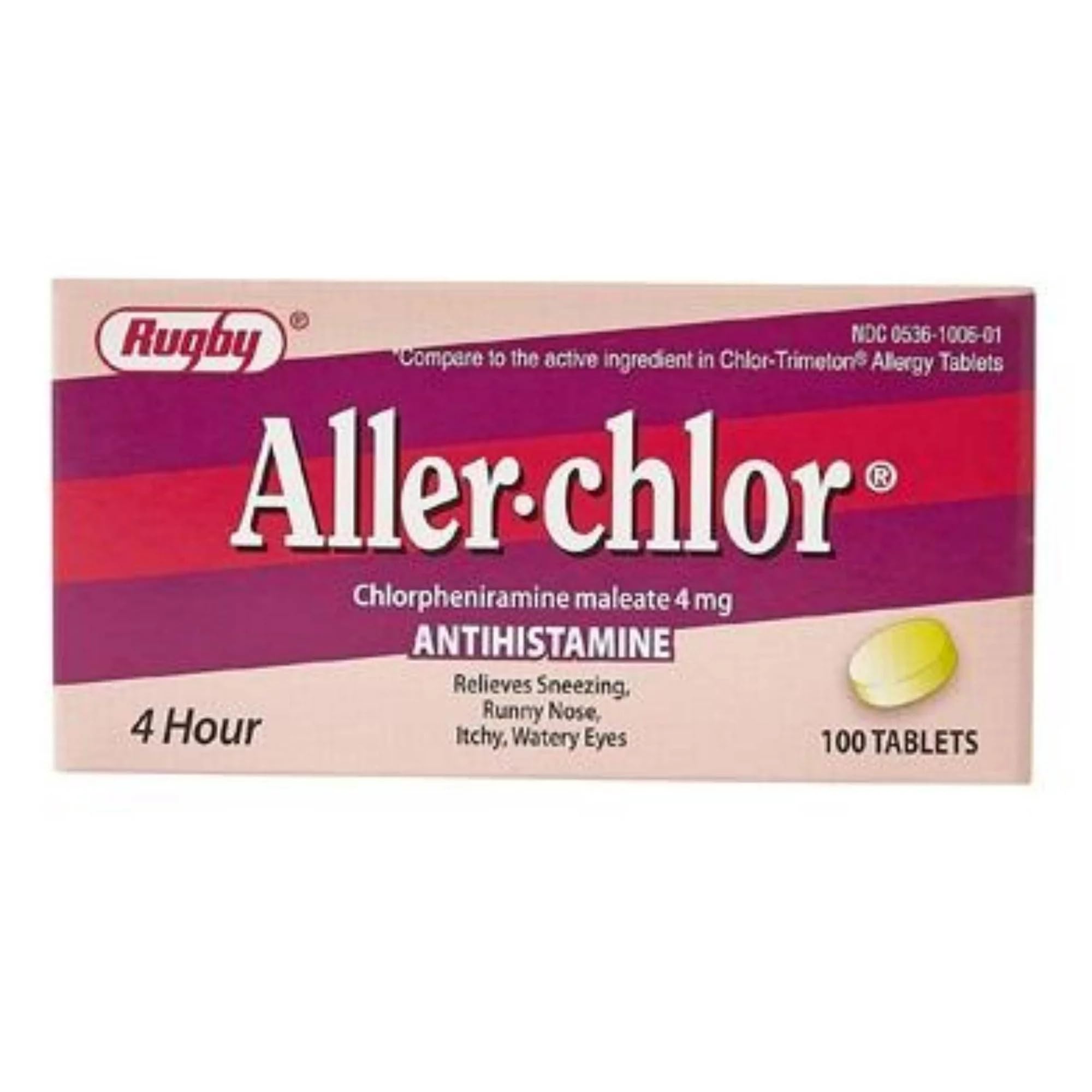 Aller-CHLOR/CPM 4MG WATS 100Tablets