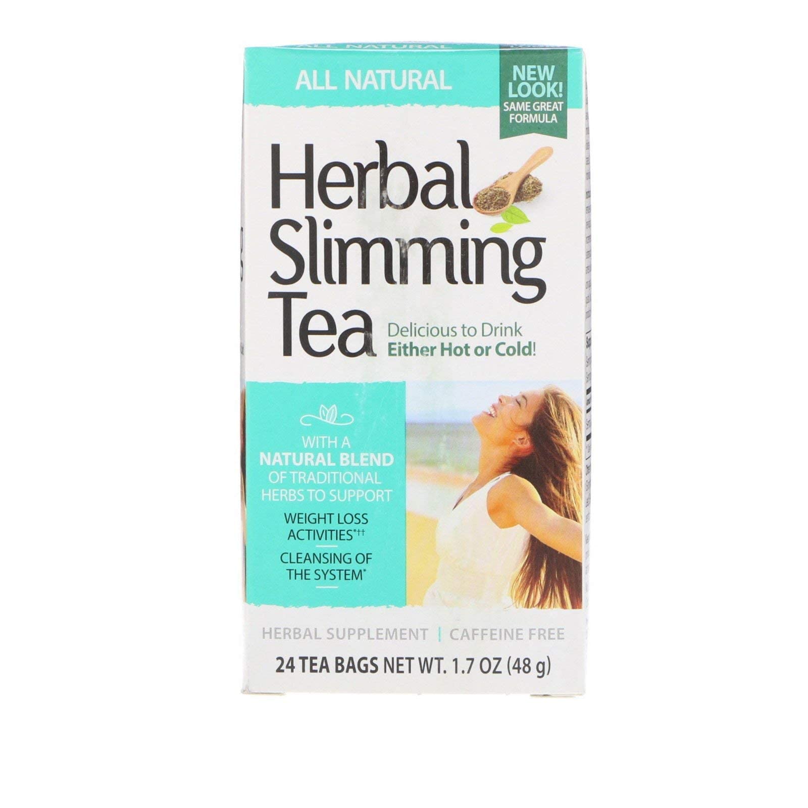 21st Century Slimming Tea -Natural - 24 Teabags