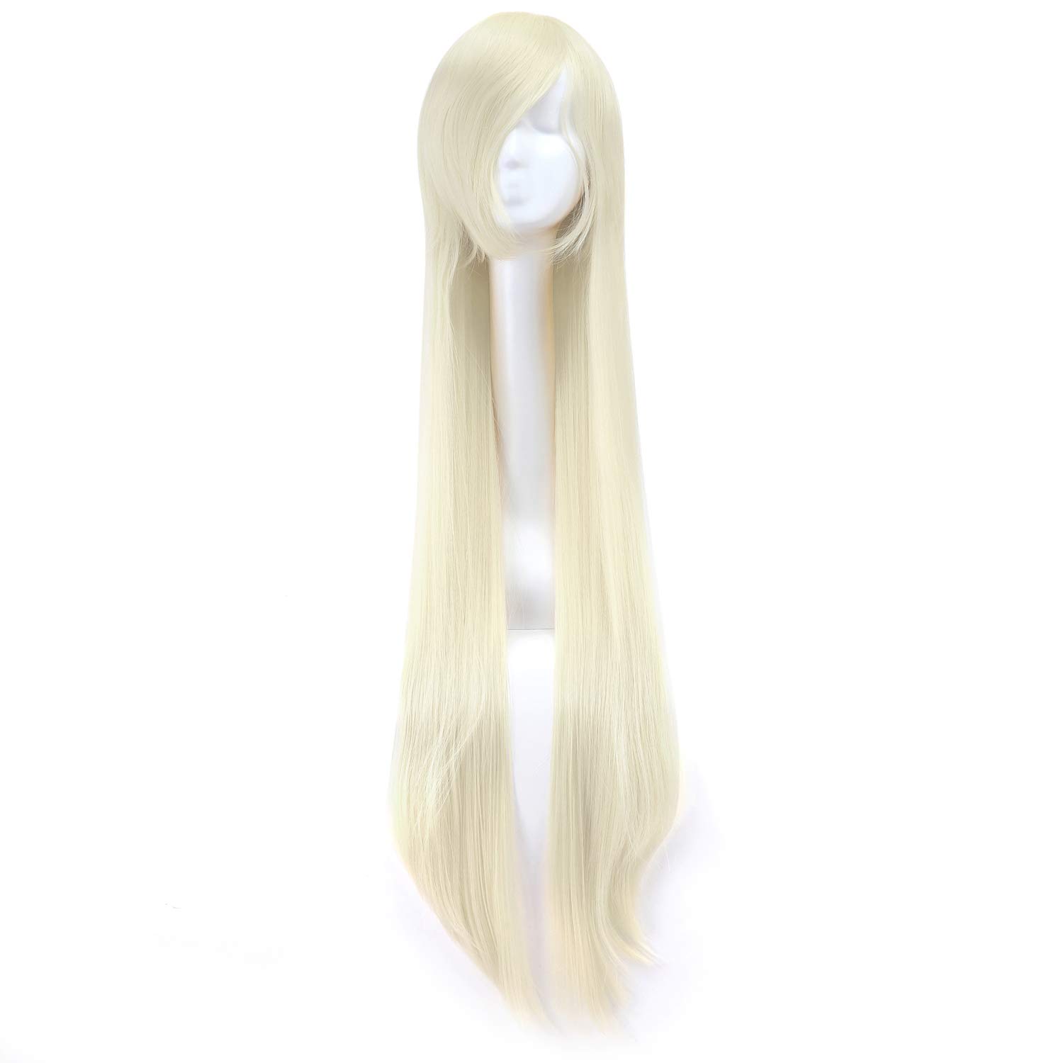 MapofBeauty100cm Beautiful Charming Cosplay Straight Wig (Beige)