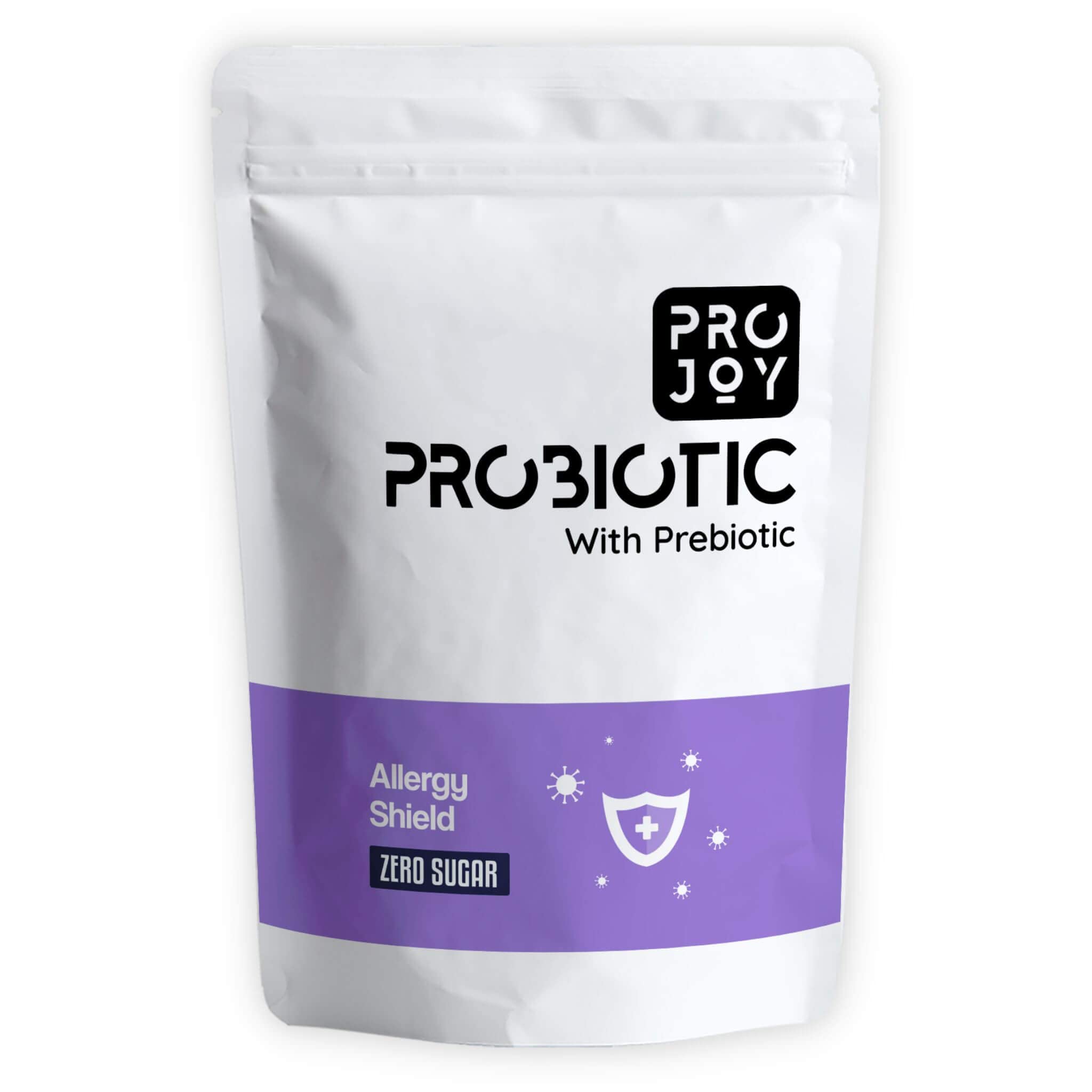 Projoy Allergy Relief Probiotic with Prebiotics - Combat and Minimize Allergies Naturally | 20B CFU | 10 Strains | 2g Prebiotic | Vanilla | No Added Sugar | No Maltodextrin (15 Day Pack)