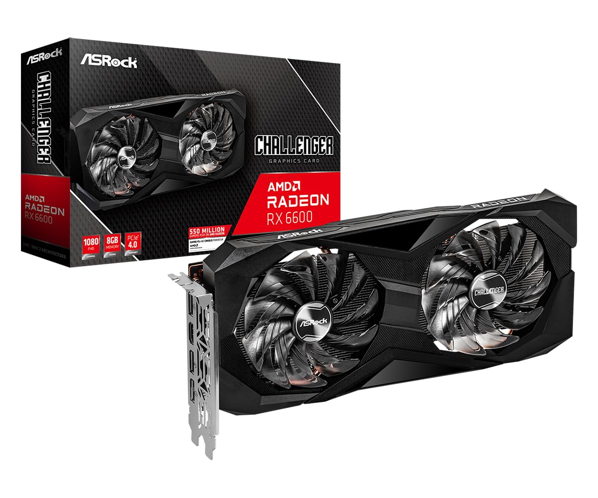 Asrock Radeon RX6600 CLD Challenger D 8GB GDDR6