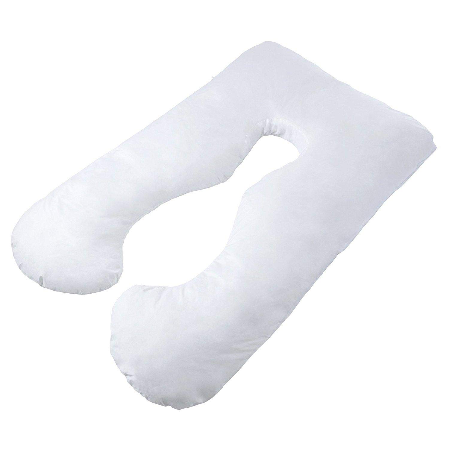 U Shape Full Body Pillow For Pregnant Women Pain Relief Maternity Belly Support Sleep Pregnancy Cushion Baby Nursing Pillow For Stomach Or Side Sleepers White Color