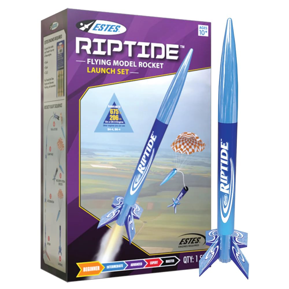 Riptide Launch Set with Rocket Launch Controller and Launch Pad New