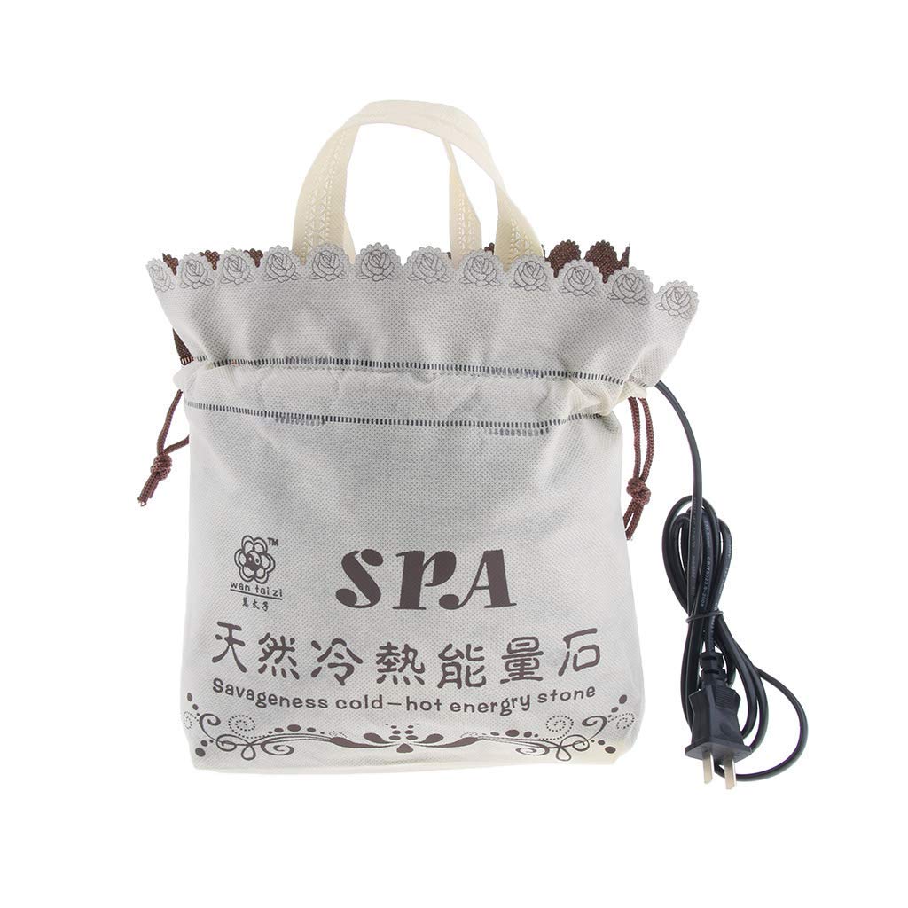 Hot Stones Warmer for Massage, Massage Stones Heater Electric Hot Stone Heater Massage Stones Heating Bag Hot Stone Massage Kit(Heater Bag（Without Massage Hot Stones）)