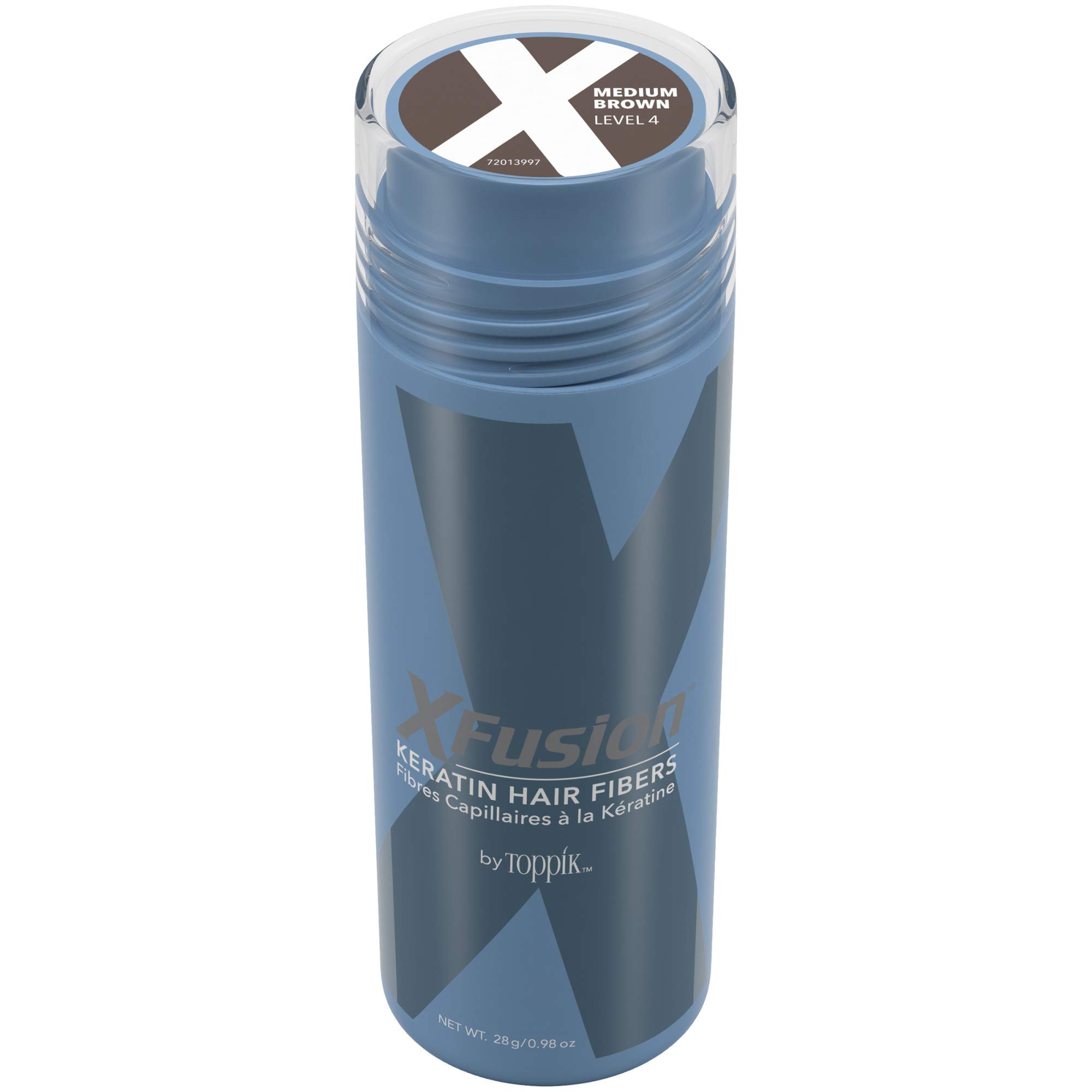 XFusion Economy Keratin Hair Fibers, Medium Brown 28g