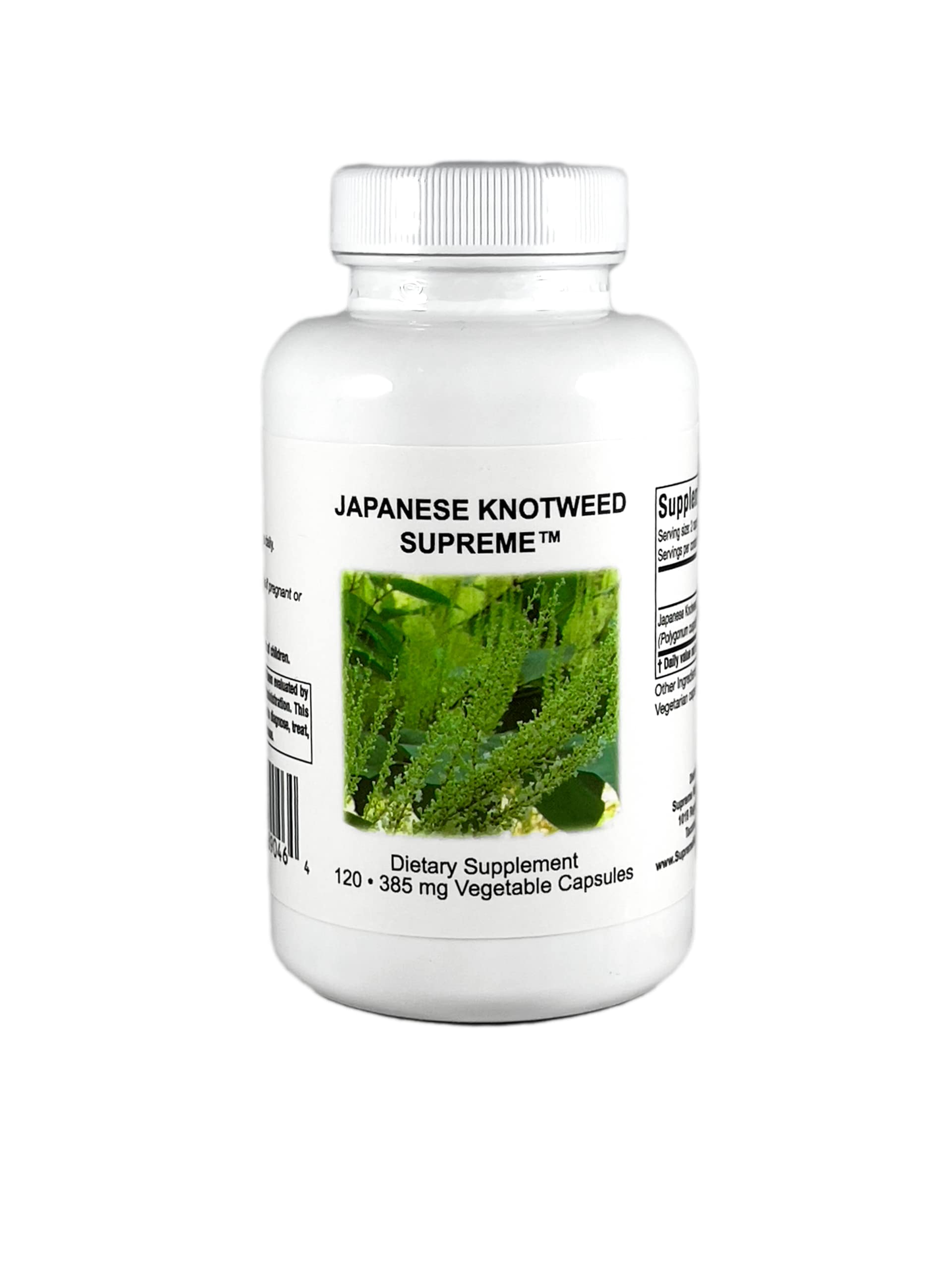 Supreme Nutrition Japanese Knotweed Supreme, 120 Pure You Ji Hu Zhang Vegetarian Capsules