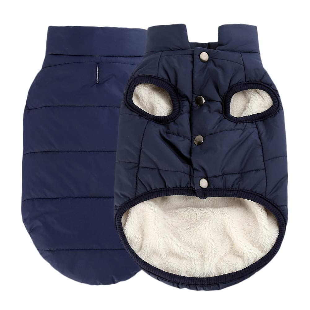 Handfly Dog Coat Waterproof Jacket With Harness Hole Warm Winter Windproof Dog Clothes Coat Jacket for Small Medium Large Dogs XS-3XL