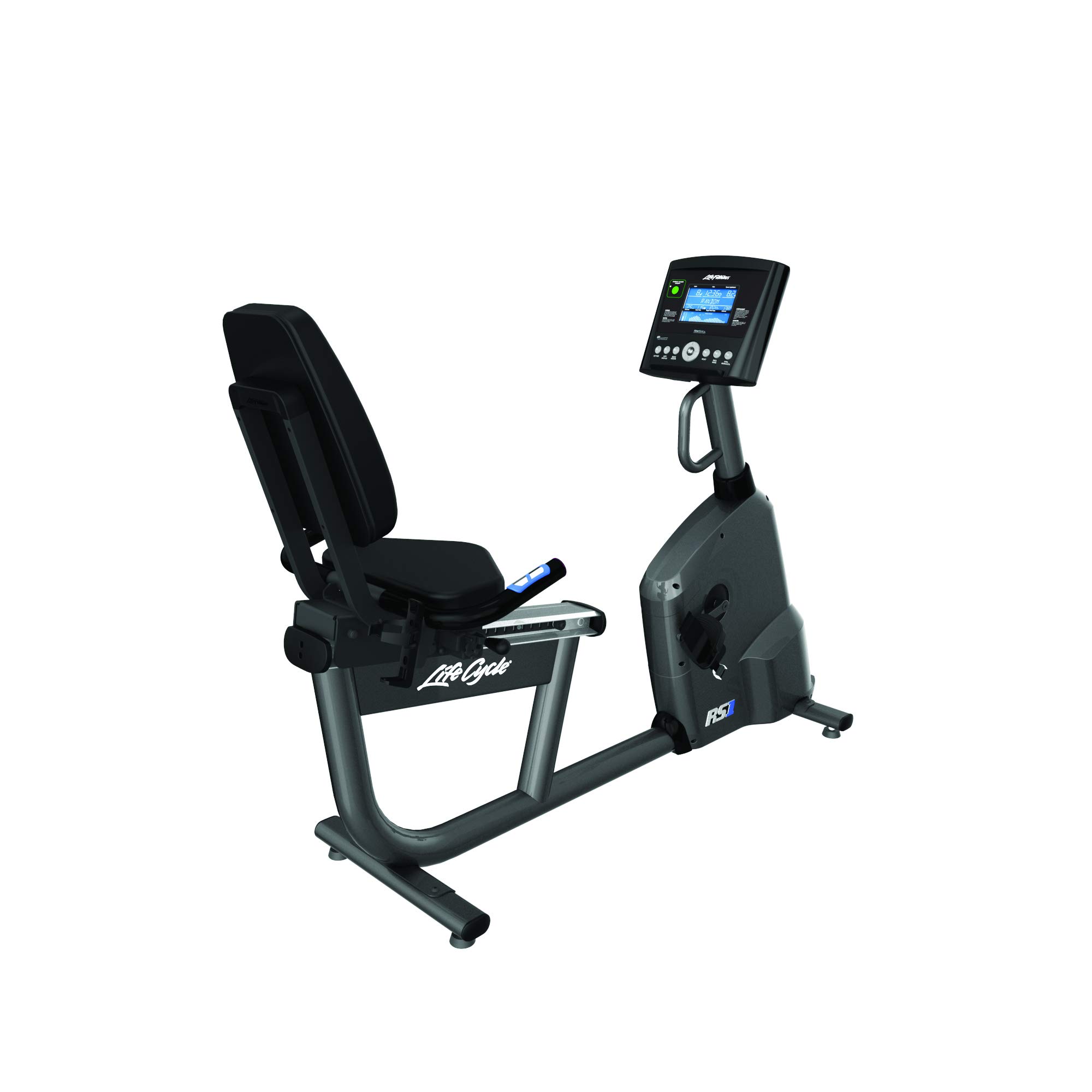 Life FitnessRS1 Recumbent Indoor Cycling Exercise Bike with Go Console