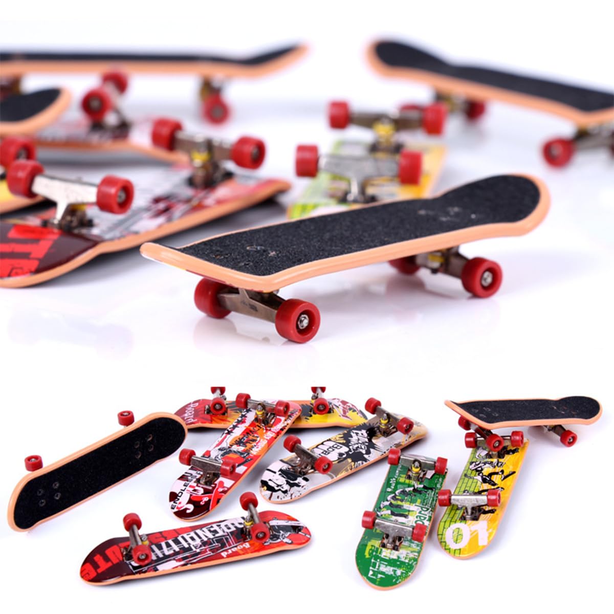 Aston Andia Fingerboard for Kids,Finger Skateboards 1 Pieces Finger Toys Pack, Mini Skateboard Gifts for Kids Children(Random Color)