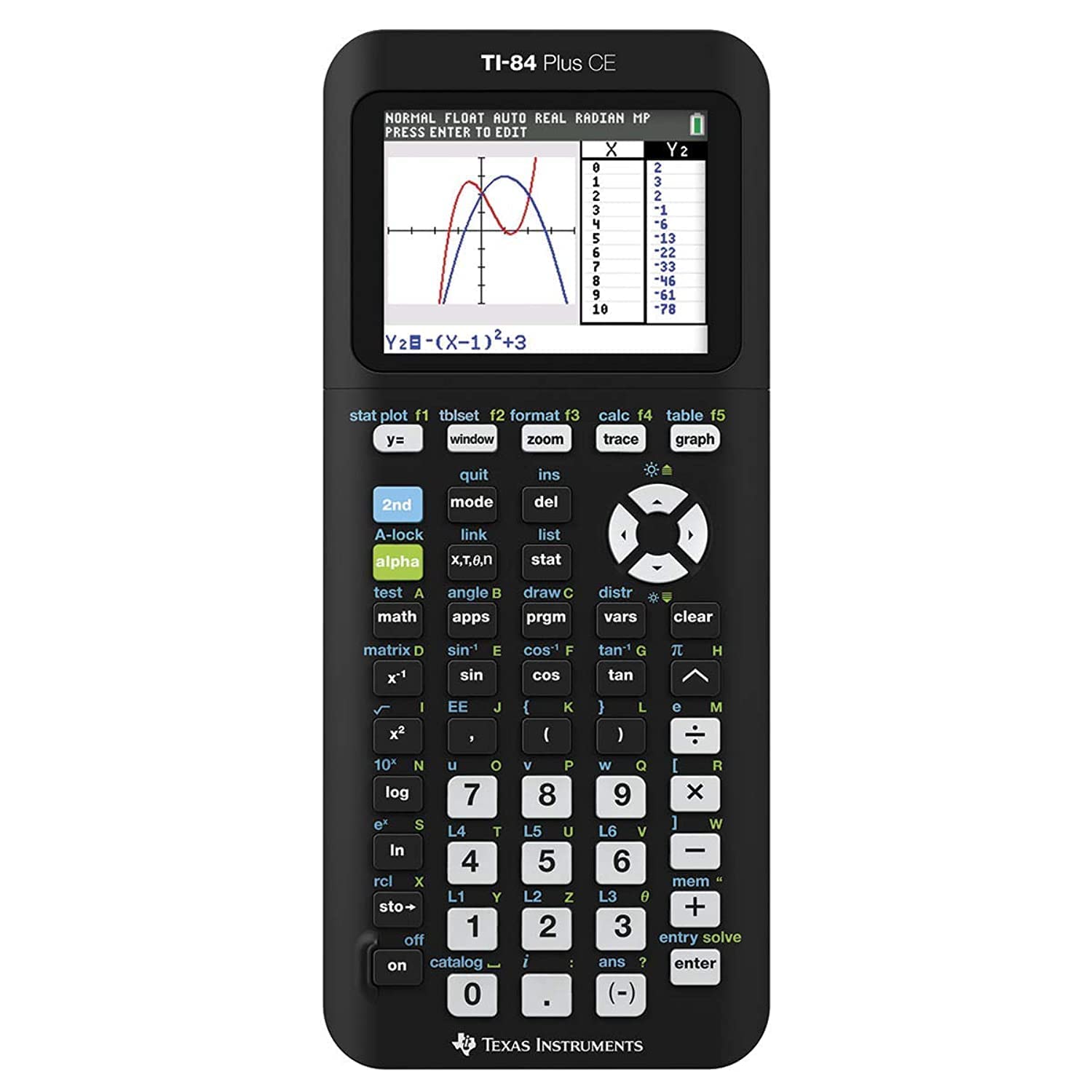 Texas Instruments Ti-84+ Ce-T Graphing Calculator