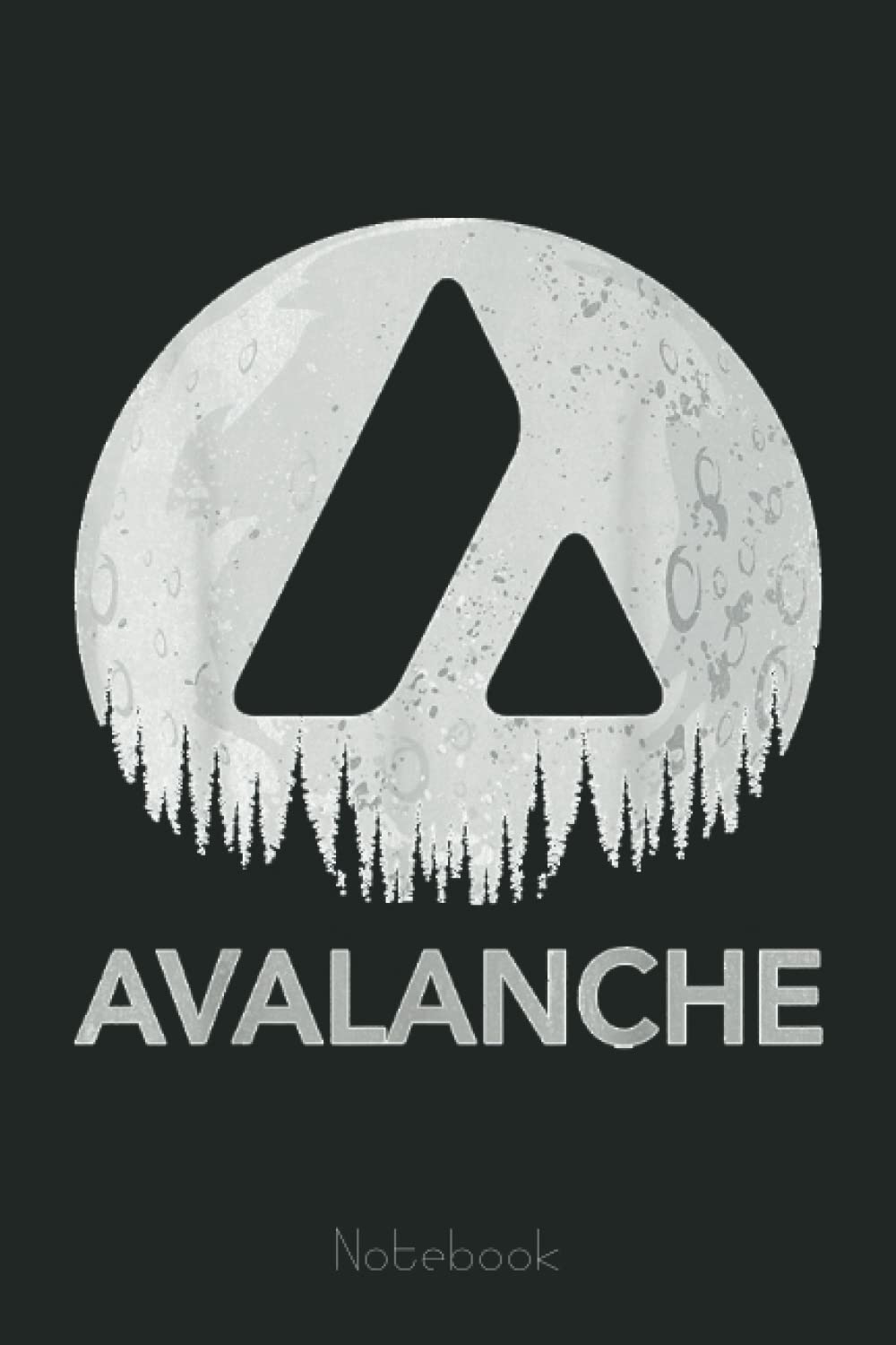 Avalanche Coin AVAX To The Moon Token Crypto Cryptocurrency Notebook: Transaction Log Ledger, Air Drop Tracker, Passwords Book for New and Experienced Traders 6x9 110 Page Gift Journal