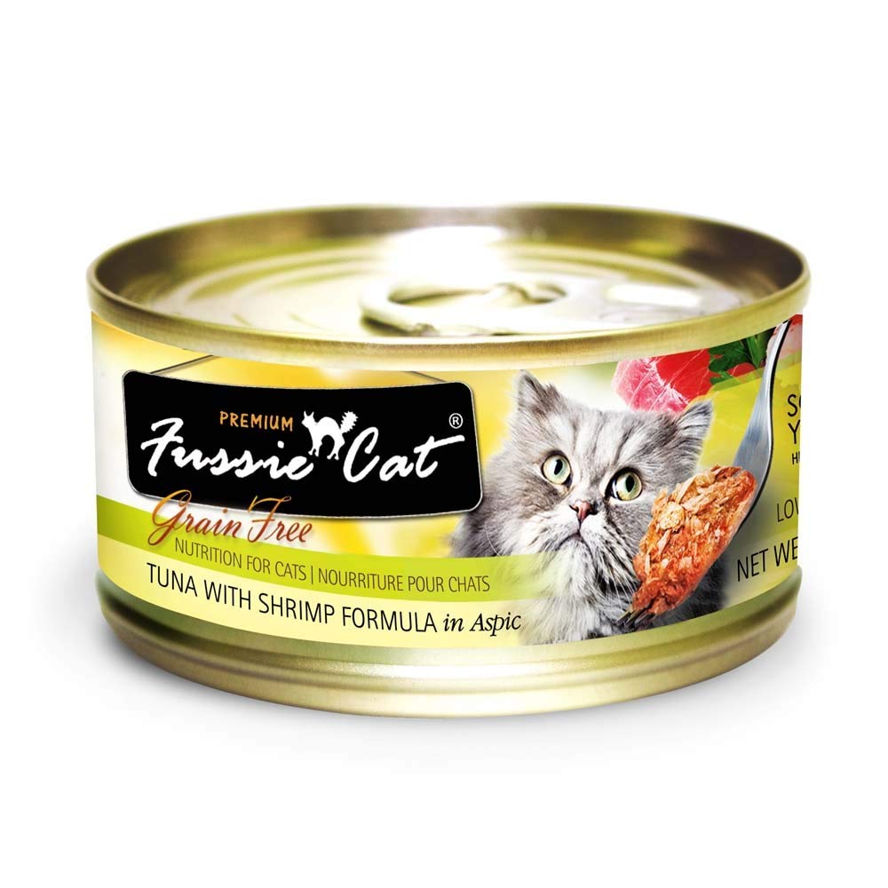 Fussie Cat Tuna & Shrimp Case 24 2.8Oz Can