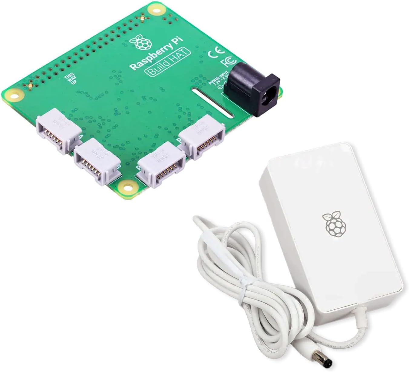 sb componentsRaspberry Pi Build HAT with Raspberry Pi Power Supply for Raspberry Pi Projects