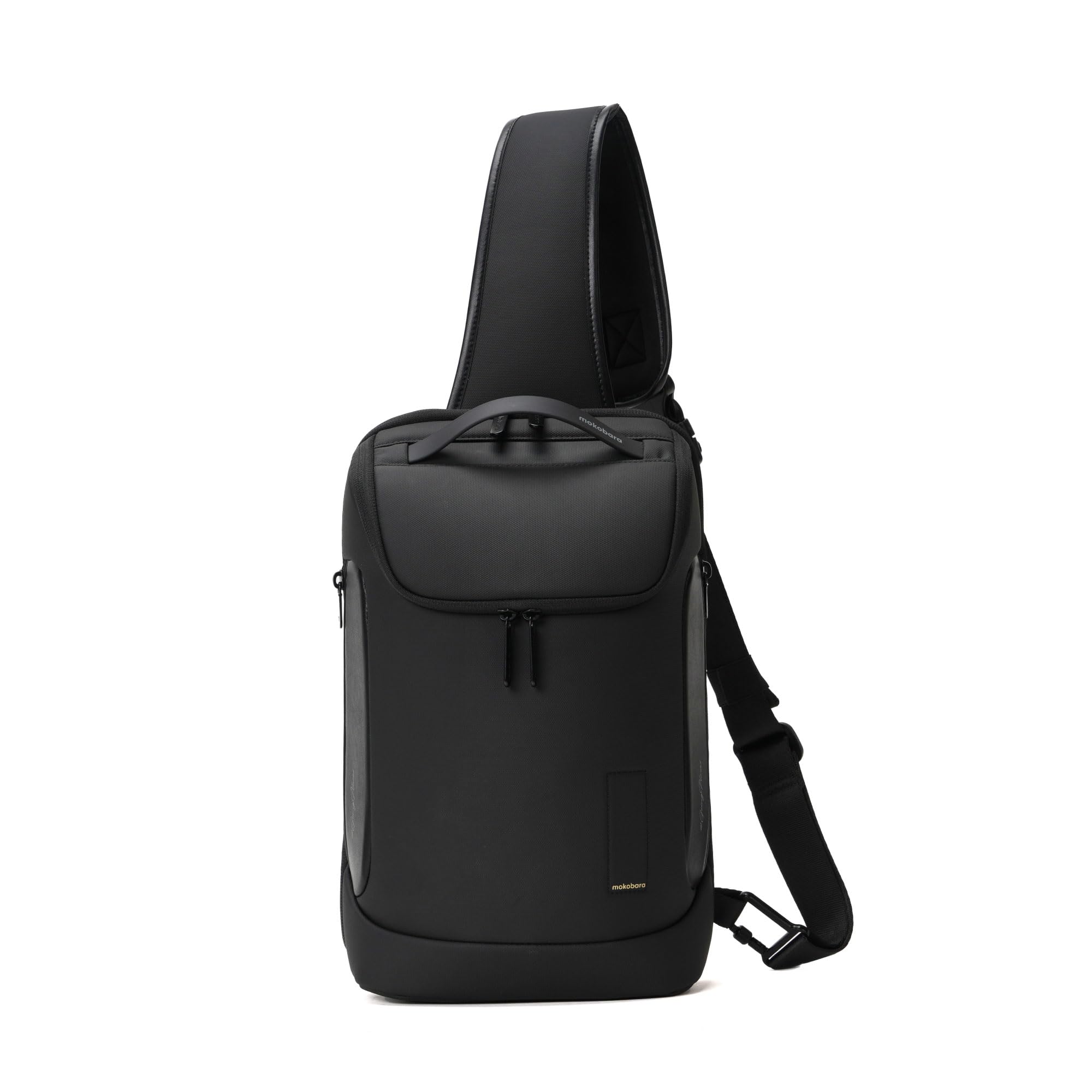 MOKOBARA The Transit Crossbody Sling Vegan Leather & Nylon Chest Bag Casual Shoulder Daypack