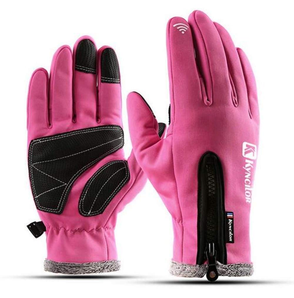 Touch Screen Gloves Outdoor Waterproof Winter Gloves Wind-Stopper Non-Slip Palm for Men Women