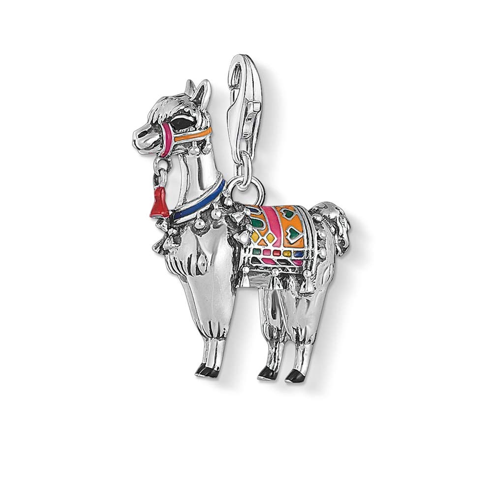 EVESCITY Gorgeous Many Style Charms Pendents 925 Sterling Silver Clip Bead Fit Necklaces & Bracelets Like Thomas Sabo ♥ Best Jewelry Gifts for Her ♥ (Alpaca Llama)