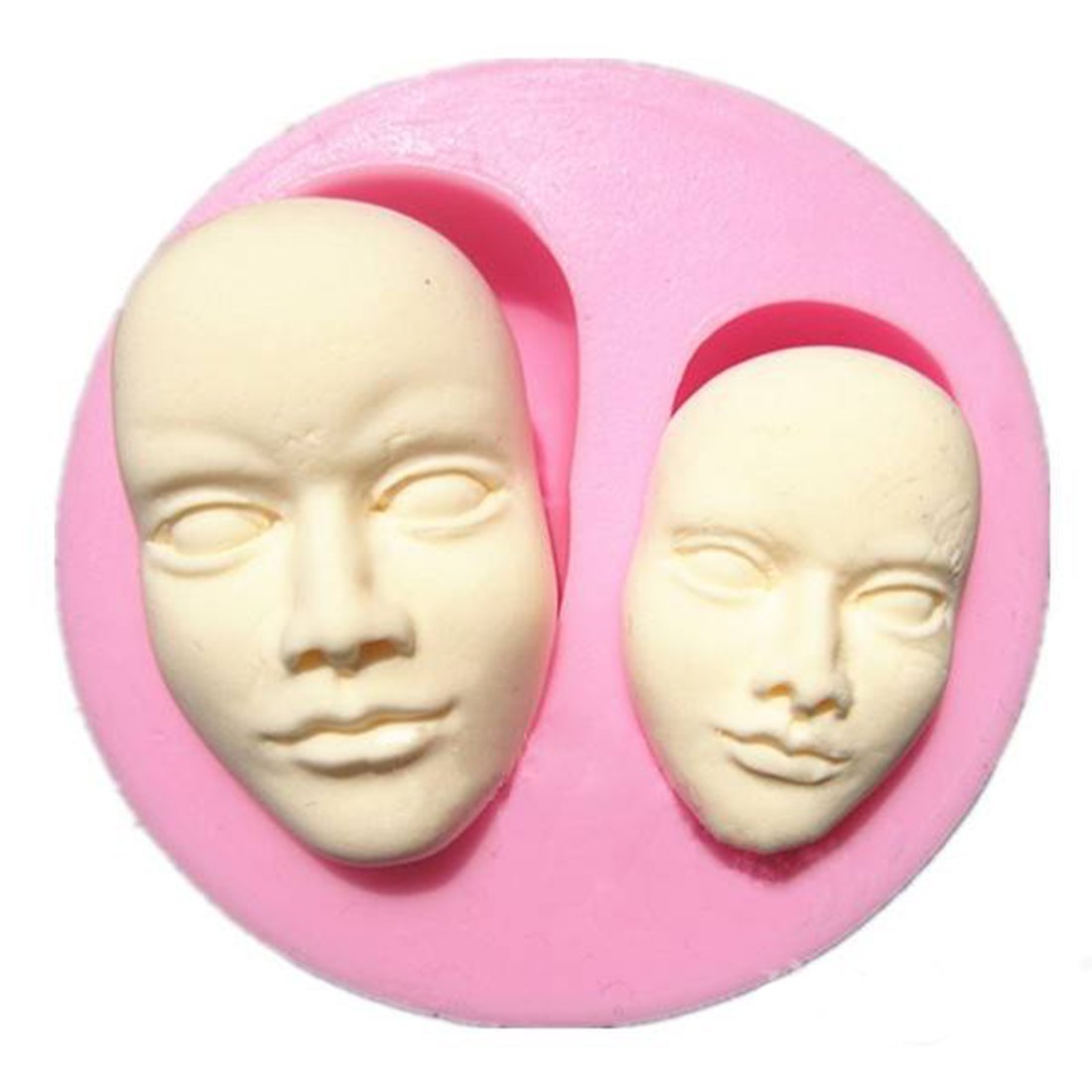 Cake Face Mold Human Shaped Silicone Cake Fondant Tool