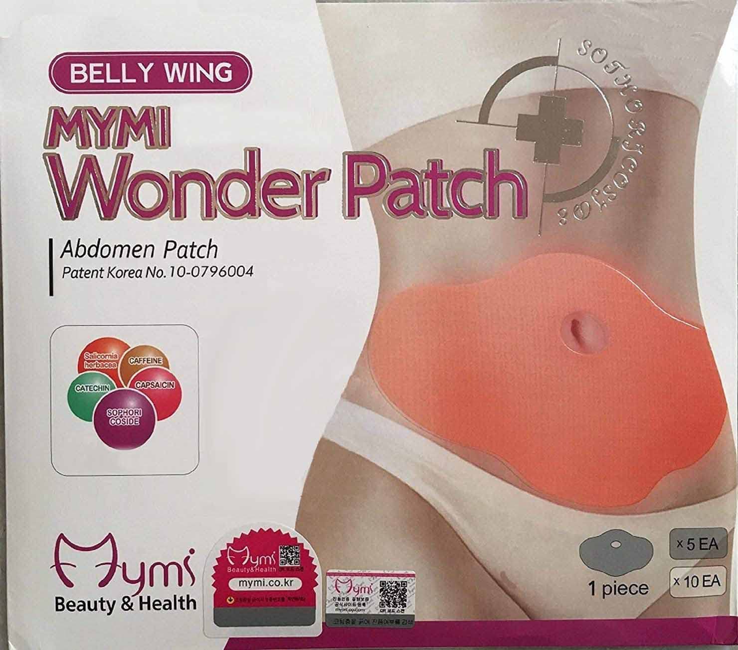 Mymi Wonder Body Applicator Wrap Belly Wing Works For Toning Contouring Firming - 10 pieces