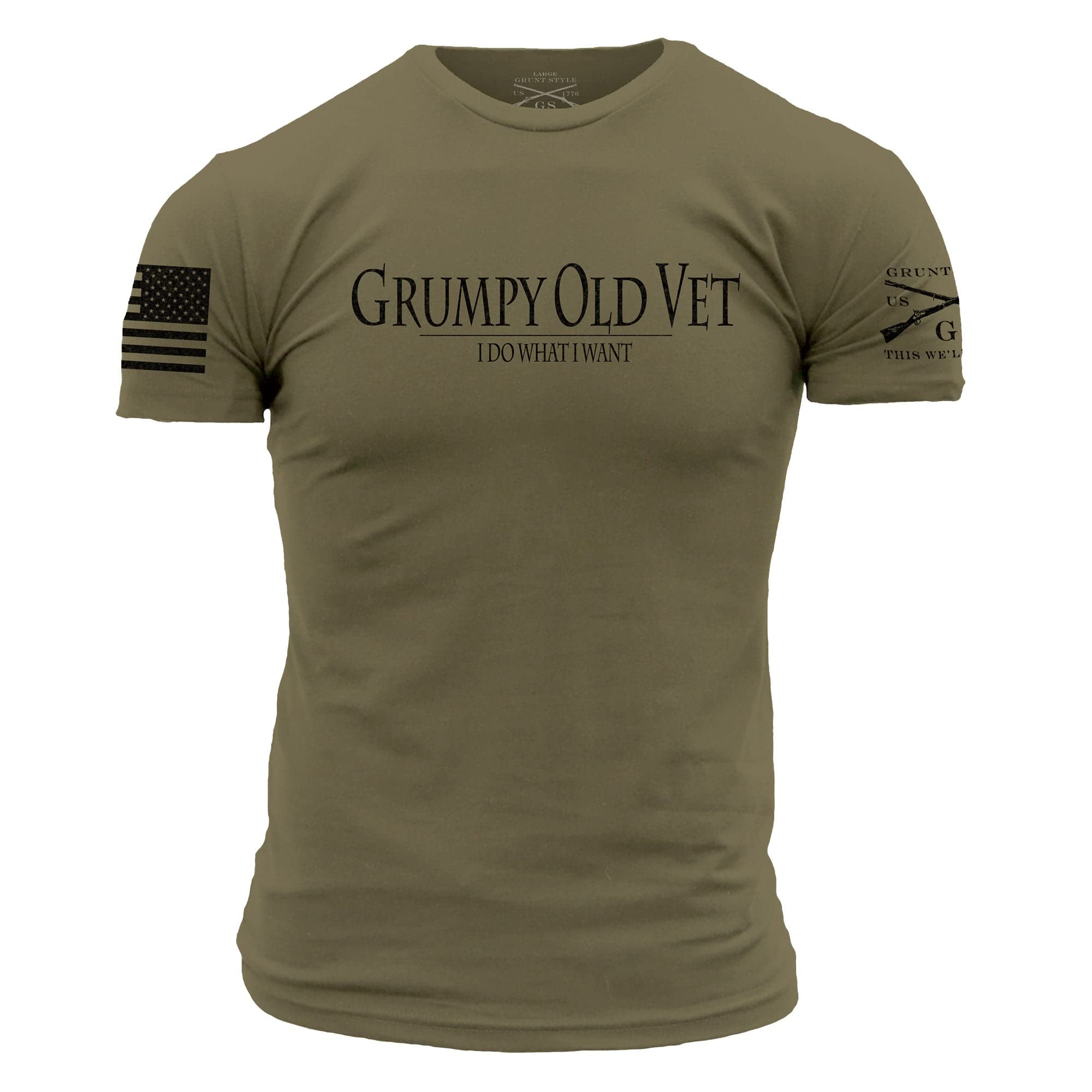 Grunt Style Grumpy Old Vet Men's T-Shirt