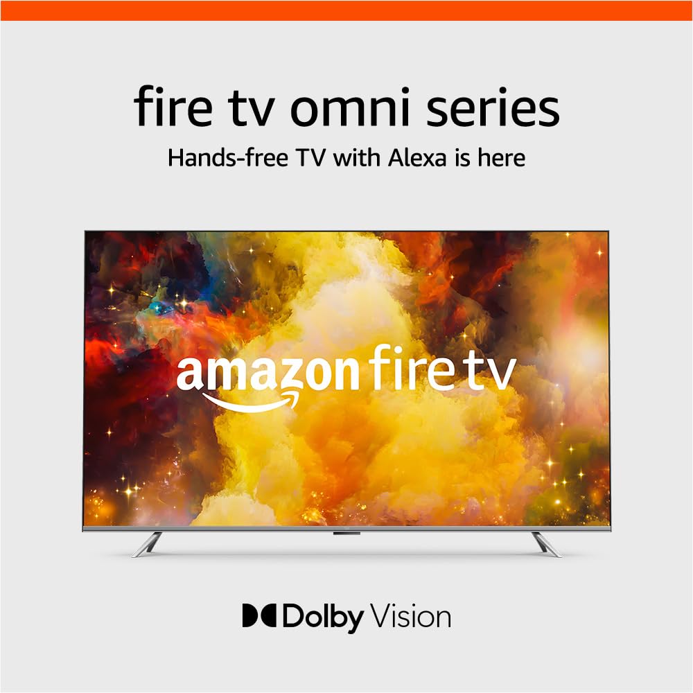 Amazon Fire TV 65" Omni Series (newest model), 4K UHD smart TV with Dolby Vision, hands-free with Alexa