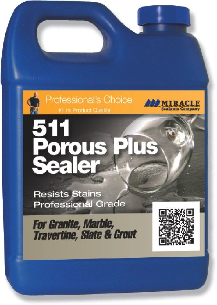 Miracle SealantsPLUS QT SG 511 Porous Plus Penetrating Sealer, Quart, 2 Pack